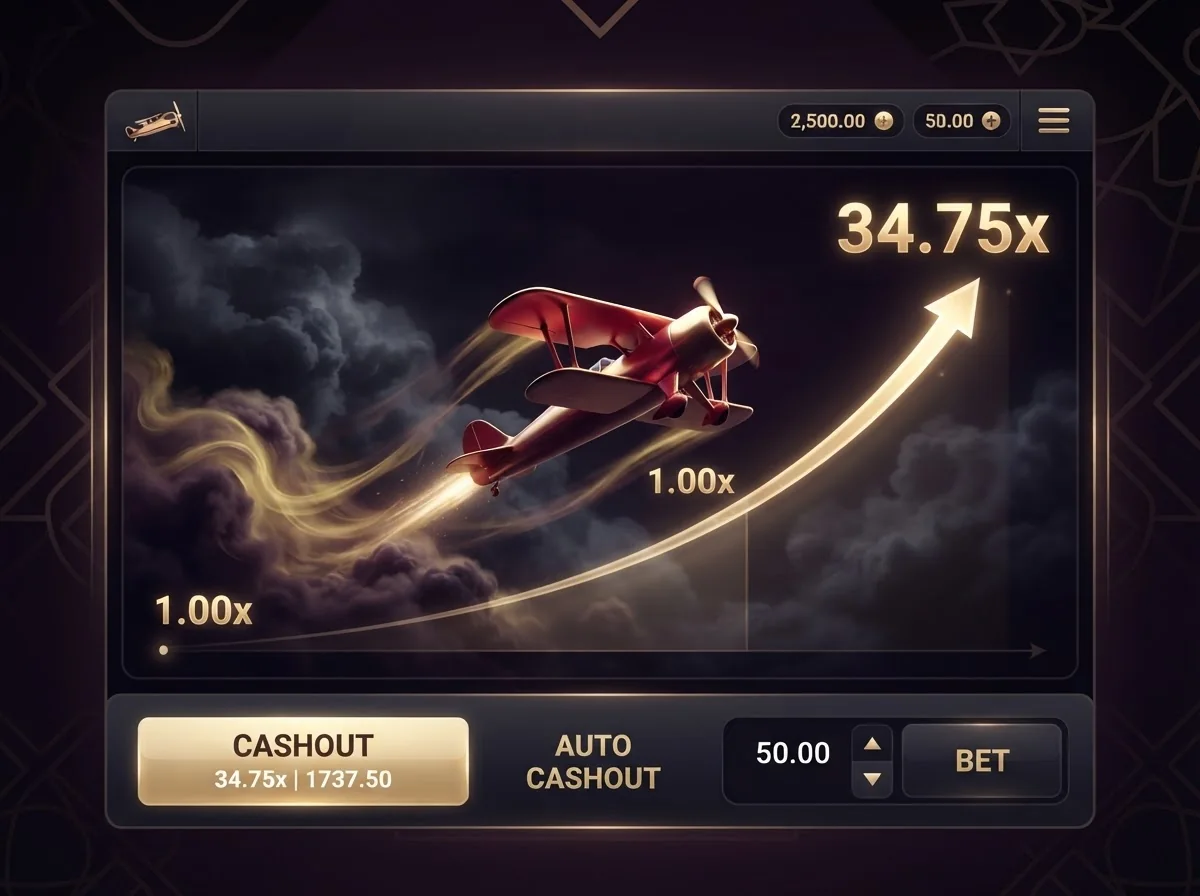 Aviator crash oyunu Royale 1